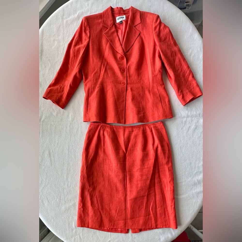 Size 14P Kasper skirt and blazer set suit

#11